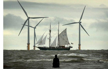 Por qué los molinos de viento en Irlanda giran para el otro lado?